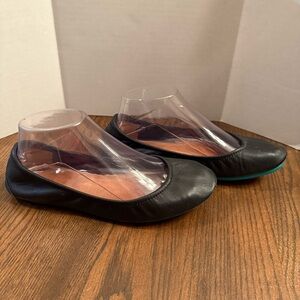 Tieks black matte ballerina flats Size 8